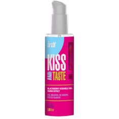 Gel intim INTT Kiss And Taste, pentru stimulare clitoris și sex oral, cu efect de &icirc;ncălzire, aromă de mure, 55 ml