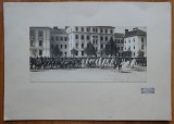 Cumpara ieftin Fotografie Emil Fischer Sibiu ; Scoala militara de cavalerie , interbelica