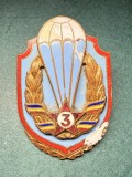 Insigna parasutist militar Romania 1953 1965 RSR clasa 3