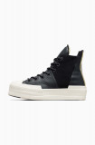 Converse teniși Chuck 70 Plus femei, culoarea negru, A05260C