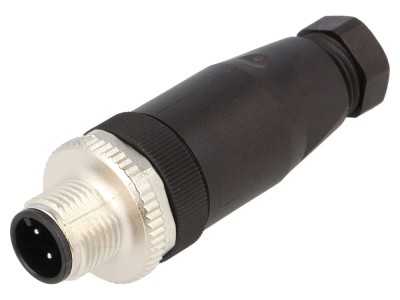 Conector circular 4 pini pe cablu, IP67 foto