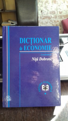 DICTIONAR DE ECONOMIE - NITA DOBROTA foto