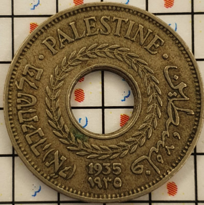 Palestina 5 mils 1935 - km 3 - A006 foto