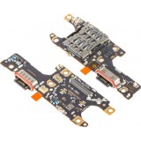 Placa cu Conector Incarcare - Microfon Honor 400, Service Pack 0235APPK