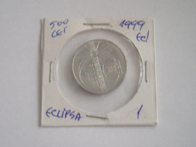 M1 C10 - Moneda foarte veche 82 - Romania - 500 lei 1999 Eclipsa