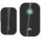 Sonerie fara fir si fara baterie 1 transmitator - comutator cinetic (1 buton) si 1 receptor negru ( 1 sonerie) la priza , IP44