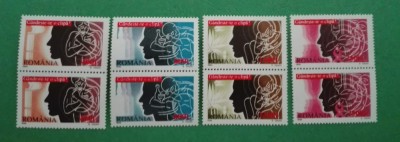 TIMBRE ROMANIA MNH LP1488/1999 SPUNETI NU fumatului,alcoolului- Serie &amp;icirc;n pereche foto