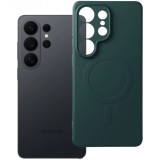 Husa MagSafe pentru Samsung Galaxy S26 Ultra S948, OEM, Silicone Mag, Verde