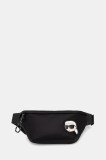Karl Lagerfeld borsetă K/IKON culoarea negru, A1M30074