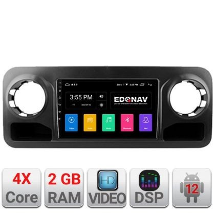 Navigatie Mercedes Sprinter 2018- Android radio gps internet 2+32GB 4-Core Kit-sprinter+EDT-E210v2 CarStore Technology