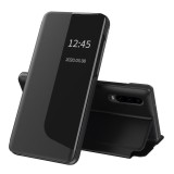 Husa Huawei P30 Eco Leather View flip tip carte, negru, Techsuit