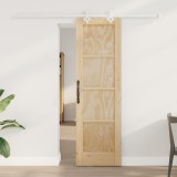 Ușa glisantă vidaXL cu set de hardware 61x198.5 cm Lemn masiv de pin, Ușă interioară vidaXL &quot;ORKDAL&quot; 61x198.5 cm Lemn masiv de pin