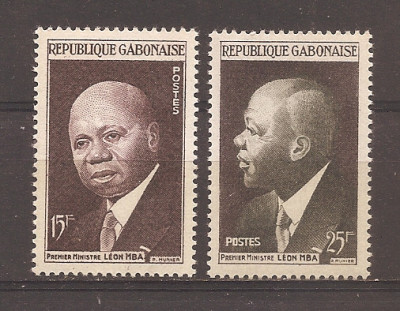 Gabon 1960 - Prima aniversare a Republicii, MNH foto