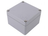 Carcasă universală aluminiu gri 120x122x81mm