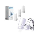 Cumpara ieftin Filtru de apa pentru robinet + 3 rezerve, Oem
