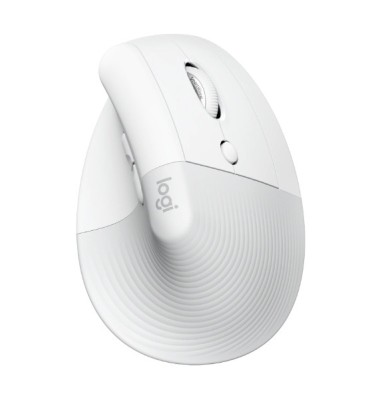 Mouse Logitech Lift Vertical Ergonomicfor Mac, Pale Grey - RESIGILAT foto