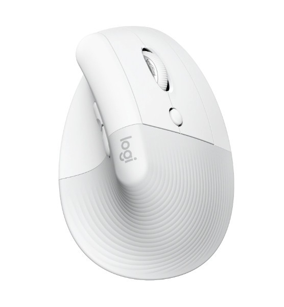 Mouse Logitech Lift Vertical Ergonomicfor Mac, Pale Grey - RESIGILAT