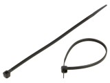 Colier de str&acirc;ngere poliamidă neagră 140mm 3,6mm
