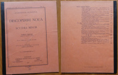 Vasile Parvan , Descoperiri noua in Scythia Minor ( Dobrogea ) , 1913 , editia 1 foto