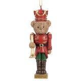 Cumpara ieftin Ornament Brad Craciun Ursulet polirasina multicolora 4x4x11 cm