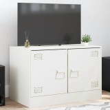 Cumpara ieftin Comodă TV, alb, 67x39x44 cm, oțel