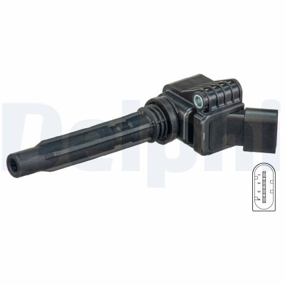 DELPHI GN10632-12B1 bobina de inductie foto