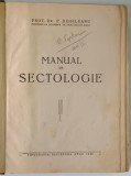 MANUAL DE SECTOLOGIE de P. DEHELEANU , 1948