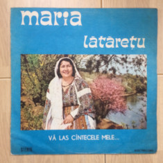 maria lataretu va las cantecele mele disc vinyl lp muzica populara STEPE 0774 VG