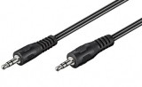 Cablu audio jack stereo 3.5mm T-T 15m Negru, KJACKMM15, Oem