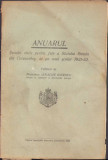 K1080 Anuarul Școalei civile pentru fete a statului rom&acirc;n din Caransebes 1921/22, 1922