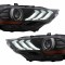 Faruri LED Ford Mustang Facelift (2018-2023) Negru Semnal Dinamic Performance AutoTuning