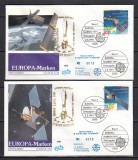 Germania 1991 - FDC SPECIAL AUR - EUROPA SPATIALA - Tiraj 60 ex. numerotate