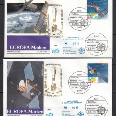 Germania 1991 - FDC SPECIAL AUR - EUROPA SPATIALA - Tiraj 60 ex. numerotate