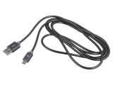 Cablu USB 2.0 A la Micro B 2m Gri