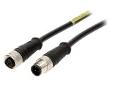 Cablu pentru senzori PIN 4 M12-M12 5m
