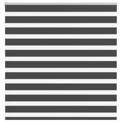 Jaluzea tip zebra neagră lățime țesătură 135,9 cm poliester foto