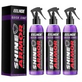 Cumpara ieftin Set 3 bucati spray protectie si luciu auto 100 ml, efect oglinda, strat hidrofob, protectie vopsea si suprafete, pentru masina