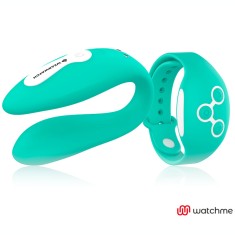 Vibrator Cuplu Desire Dual Pleasure Wireless Watch Me Light Green Anne&#039;s Desire