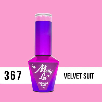 MOLLY LAC UV/LED Silk Cotton - Velvet Suit 367, 10ml foto