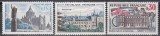 Franta 1960 - Bazilica, Palat, Muzeu, 3 Serii, MNH, Nestampilat