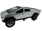 Macheta Tesla Cybertruck gri replica metal scara 1:36