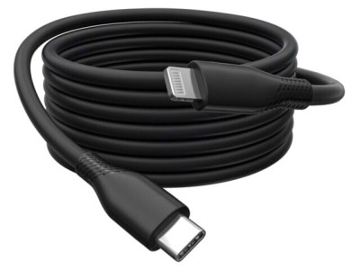Cablu USB 2.0 DIGITUS Lightning la USB-C, 1m, negru foto