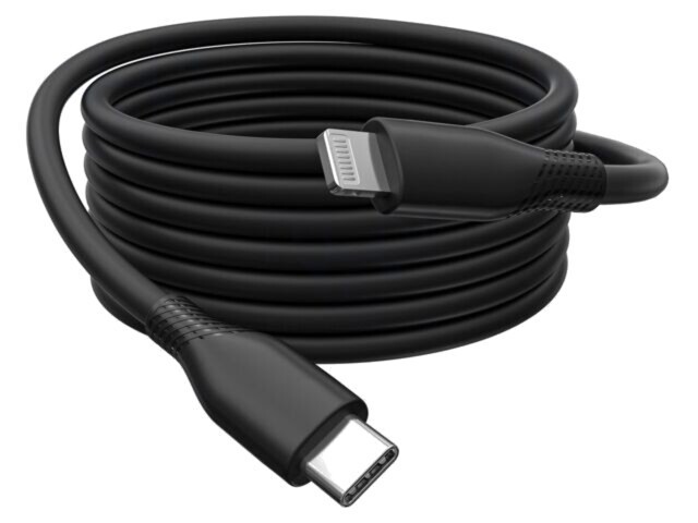 Cablu USB 2.0 DIGITUS Lightning la USB-C, 1m, negru