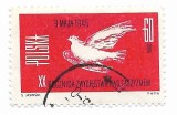 Polonia - A 20-a aniversare a sfarsitului celui de-al Doilea Razboi Mondial, 1965 - obliterat