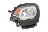 Far Fiat Panda (319), 05.2012-, model: Cross, montare fata, stanga, H4+PY21W; electric; cu becuri; halogen, MAGNETI MARELLI