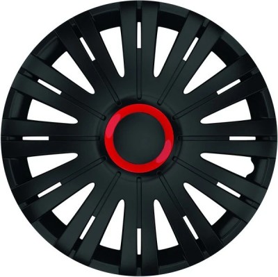 SET CAPACE ROTI 15` NEGRE CU INEL ROSU ACTIVE 78633 foto