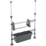 Cumpara ieftin Organizator de bucatarie reglabil, aluminiu