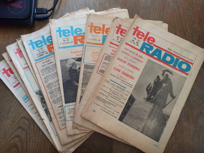 TELE RADIO, 1982, LOT 9 NUMERE * PRET PENTRU INTREG LOTUL
