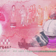 Bancnota Maldive 100 Rufiyaa 2015 - P29 UNC ( polimer )