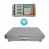Cantar electronic de podea 200 kg fara fir cu display WiFi, platforma 320x420mm